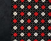 Vintage Japanese Wool Kimono Fabric Scrap / Showa Era Textile Remnant / Sewing, Patchwork & Upcycling Material 54.3"