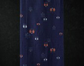 Japanese Fabric Wool Textile Vintage Kimono Antique Boro Patch Dyed 64.2"/EIT13/95