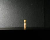 Small Vintage Japanese Kokeshi Doll | Hand Painted Wooden Folk Art | One of a Kind | 3"/EIU61/15