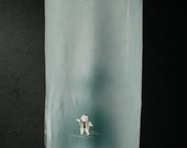 Japanese Fabric Silk Textile Vintage Kimono Antique Boro Patch Dyed 68.9"/EIT84/100