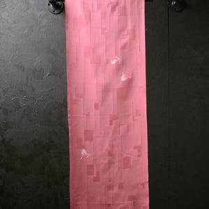 Japanese Fabric Silk Textile Vintage Kimono Antique Boro Patch Kusakizome SHIBORI Dyed 39&quot;/EIJ80/65