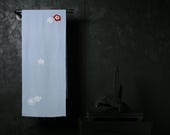 Japanese Fabric Silk Textile Vintage Kimono Antique Boro Patch Kusakizome SHIBORI Dyed 62.6"/EIH95/75