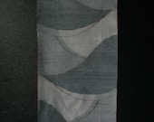 Textured Tsumugi Silk Fabric Scraps, Vintage Japanese Raw Silk Remnants, Hand-loomed Kimono for Sewing, Rustic Textile 68.5"/EIU22/80