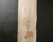 Japanese Fabric Silk Textile Vintage Kimono Antique Boro Patch Kusakizome Woven 42.1"/EIJ70/60