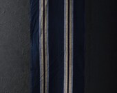 Japanese Fabric Cotton Textile Vintage Kimono Antique Boro Patch Indigo Blue SHIMA Woven 63.8"/EIP93/125