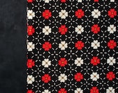 Vintage Japanese Wool Kimono Fabric Scrap / Showa Era Textile Remnant / Sewing, Patchwork & Upcycling Material 60.6"