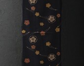 Japanese Fabric Wool Textile Vintage Kimono Antique Boro Patch Kusakizome Dyed 38.6"/EIP56/80