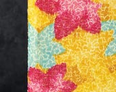 Vintage Japanese Wool Kimono Fabric Scrap / Showa Era Textile Remnant / Sewing, Patchwork & Upcycling Material 63"