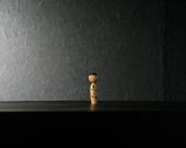 Small Vintage Japanese Kokeshi Doll / Hand Painted Wooden Folk Art / One of a Kind / 2.8"/EIU65/15
