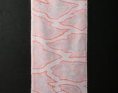 Japanese Fabric Silk Textile Vintage Kimono Antique Boro Patch Kusakizome SHIBORI Dyed 40.2"/EIR11/55