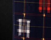 Vintage Japanese Wool Kimono Scrap / Boro Textile / Showa Era 40.9"/EIW43/75