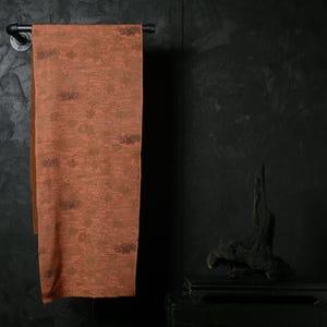 Japanese Fabric Silk Textile Vintage Kimono Antique Boro Patch Kusakizome Dyed 62.6&quot;/EIH92/80