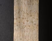 Japanese Fabric Silk Textile Vintage Kimono Antique Boro Patch Kusakizome Dyed 39"/EIM09/60