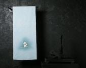 Japanese Fabric Silk Textile Vintage Kimono Antique Boro Patch Kusakizome Dyed 42.1"/EIJ25/70