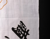 Japanese Fabric Cotton Textile Vintage Kimono Antique Boro Patch TENUGUI Dyed 34.3"/EIS12/45