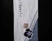 Vintage Japanese Tenugui Cloth, Showa Era Traditional Cotton Textile 31.5"/EIX65/35