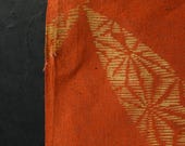 Japanese Fabric Silk Textile Vintage Kimono Antique Boro Patch Dyed 53.1"/EIS47/65