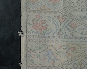 Vintage Japanese Oshima Tsumugi Silk Textile / Kimono Fabric Scrap / Traditional Weaving 62.2"