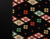 Vintage Japanese Wool Kimono Scrap / Boro Textile / Showa Era 46.5"/EIW71/75