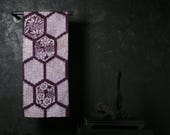 Japanese Fabric Silk Textile Vintage Kimono Antique Boro Patch Kusakizome SHIBORI Dyed 42.9"/EIJ34/60