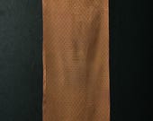 Japanese Fabric Silk Textile Vintage Kimono Antique Boro Patch Kusakizome CHIRIMEN Dyed 41.3"/EIR16/45