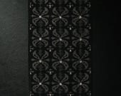 Vintage Japanese Wool Kimono Fabric Scrap, Authentic Wool Remnants for Sewing, Patterned Textile, Retro Piece 61"/EIU31/110