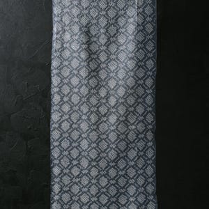 Japanese Fabric Silk Textile Vintage Kimono Antique Boro Patch Kusakizome SHIBORI Dyed 42.9&quot;/EIK77/50