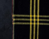 Vintage Japanese Cotton Shima Stripe Kimono Fabric Scrap Remnant 63"