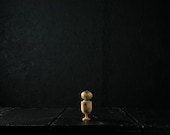 Vintage Japanese Kokeshi Doll – Hand Painted, One of a Kind 3.1"/EIW32/25