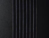 Japanese Fabric Cotton Textile Vintage Kimono Antique Boro Patch Indigo Blue SHIMA Woven 52.8"/EIQ08/110