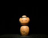 Japanese Wooden Doll Vintage Ornament KOKESHI Antique Sculpture Figurine 1945-/H 7.1"/EIB63/570