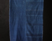 Japanese Fabric Cotton Textile Vintage Kimono Antique BORO RANRU Patch Indigo Blue ZANSHI 76.4"/EIT88/380