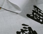 Japanese Fabric Cotton Textile Vintage Kimono Antique Boro Patch Kusakizome TENUGUI Dyed 35.4"/EIH40/50