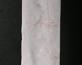 Japanese Fabric Silk Textile Vintage Kimono Antique Boro Patch Kusakizome Woven 43.7"/EIL53/55