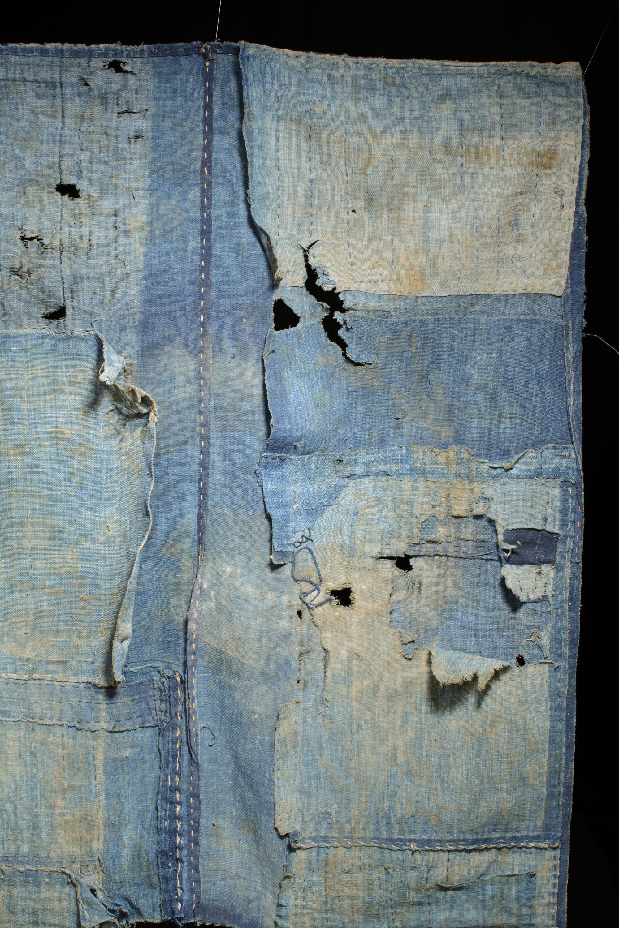 Japanese Fabric Cotton Textile Vintage Kimono Antique BORO RANRU