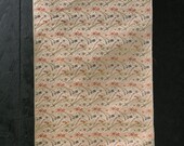 Japanese Fabric Silk Textile Vintage Kimono Antique Boro Patch Kusakizome Woven 78.7"/EIK54/350