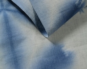 Japanese Fabric Cotton Textile Vintage Kimono Antique Boro Patch Indigo Blue SEKKA SHIBORI Dyed 48"/EIG82/60