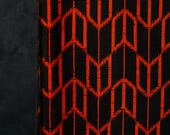 Vintage Japanese Wool Kimono Fabric Scrap / Showa Era Textile Remnant / Sewing, Patchwork & Upcycling Material 62.2"