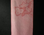 Japanese Fabric Silk Textile Vintage Kimono Antique Boro Patch SHIBORI Dyed 46.9"/EIT69/50