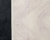Vintage Japanese Oshima Tsumugi Silk Textile / Kimono Fabric Scrap / Traditional Weaving 63"