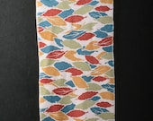 Japanese Fabric Silk Textile Vintage Kimono Antique Boro Patch Kusakizome SHIBORI Dyed 39"/EIR07/55