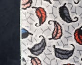 Vintage Japanese Meisen Silk Kimono Fabric Scrap 37"/EIY76/35