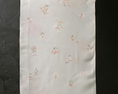 Japanese Fabric Silk Textile Vintage Kimono Antique Boro Patch Kusakizome Dyed 40.6"/EIJ96/35