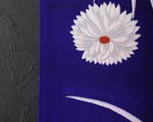 Japanese Fabric Rayon Textile Vintage Kimono Antique Boro Patch Kusakizome Dyed 47.6"/EIR28/70