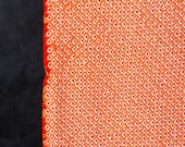Vintage Japanese Silk Shibori Kimono Fabric Scrap / Kanoko Shibori Pattern / Showa Era 64.2"