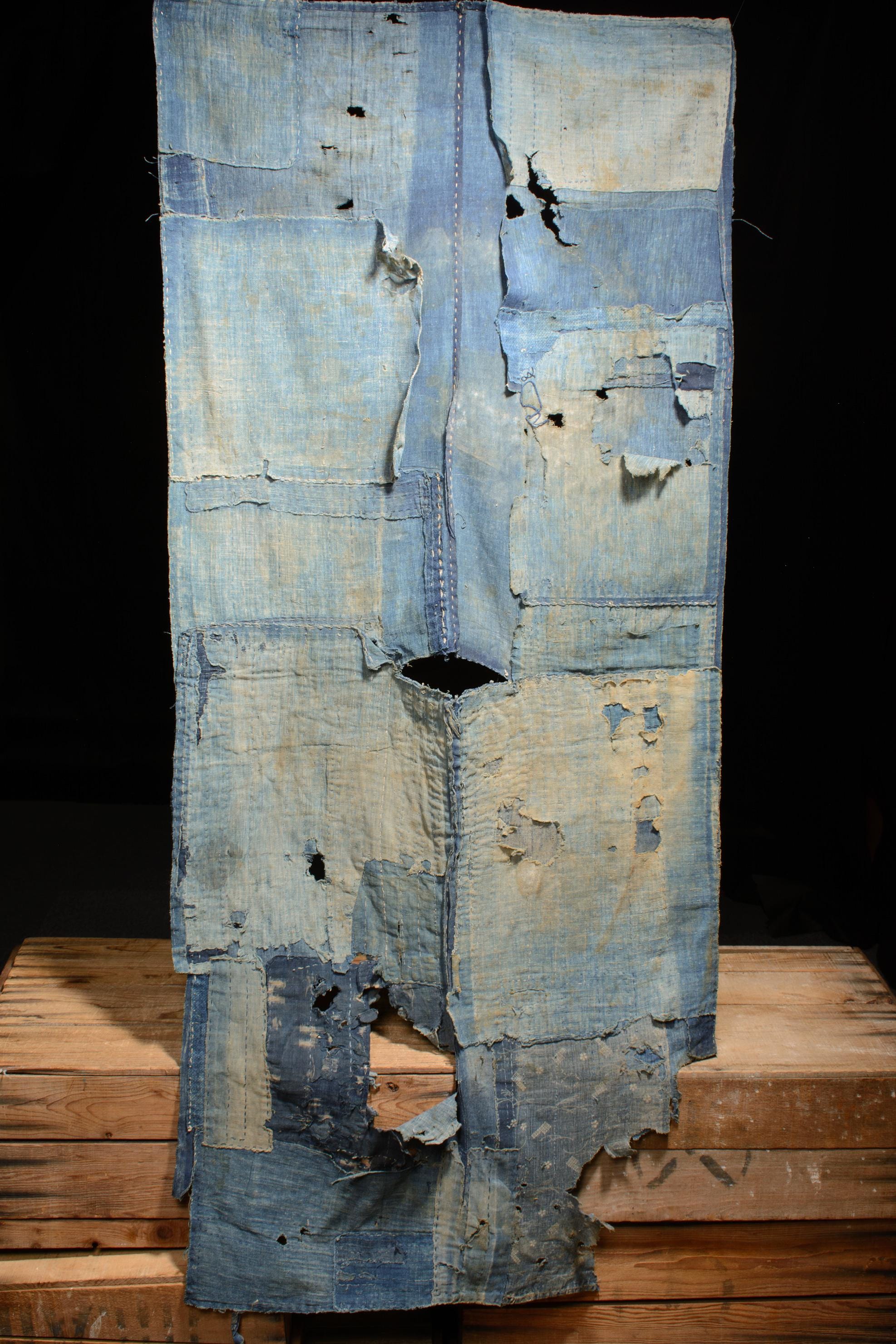 Japanese Fabric Cotton Textile Vintage Kimono Antique BORO RANRU