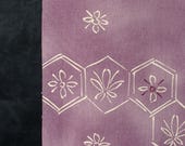 Vintage Japanese Silk Kimono Fabric Scrap Remnant / Traditional Textile / Wabi-Sabi 55.1"