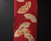 Japanese Fabric Silk Textile Vintage Kimono Antique Boro Patch Dyed 55.5"/EIS49/60