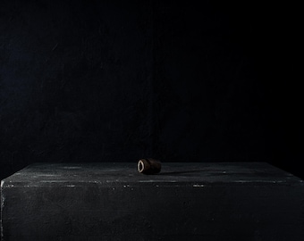 Antieke Japanse aardewerk zinker / Edo-periode / Wabi-Sabi 1,3"/EJA36/60