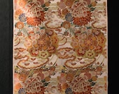 Japanese Fabric Silk Textile Vintage Kimono Antique Boro Patch Woven 40.2"/EIS31/250